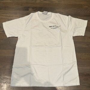 Society White Graphic Tee